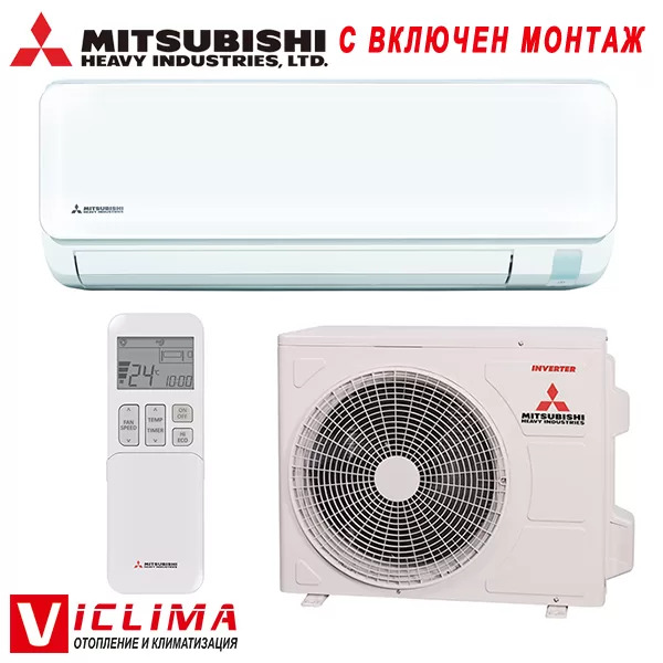 Инверторен климатик Mitsubishi Heavy Industries Smart Plus SRK35ZTL-W/ SRC35ZTL-W, 12 000 BTU, Клас A++