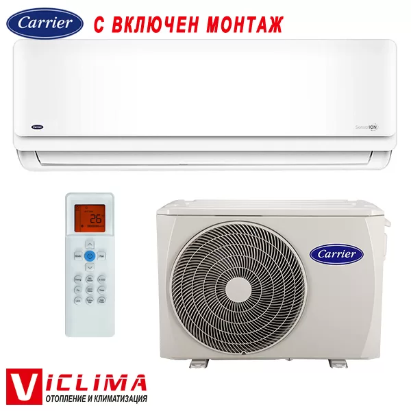 Инверторен климатик Carrier SensatION 42QHB024D8SP/ 38QHG024D8SP, 24 000 BTU, Клас А++