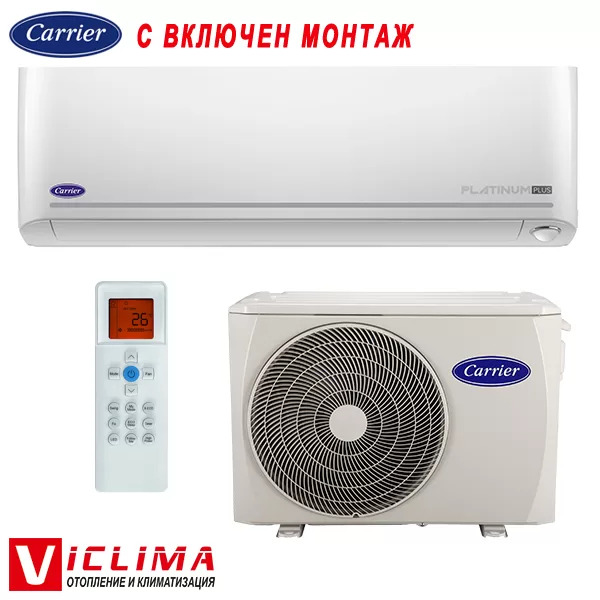 Хиперинверторен климатик Carrier Platinum Plus 42QHP09E8S-1/ 38QHP09E8S-1, 9 000 BTU, Клас А+++