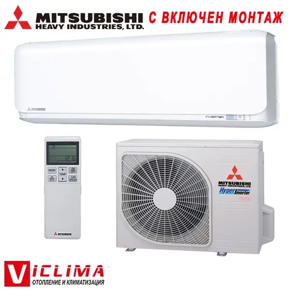 Хиперинверторен климатик Mitsubishi Heavy Industries Diamond SRK25ZSX-WF/ SRC25ZSX-W, 9 000 BTU, Клас A+++