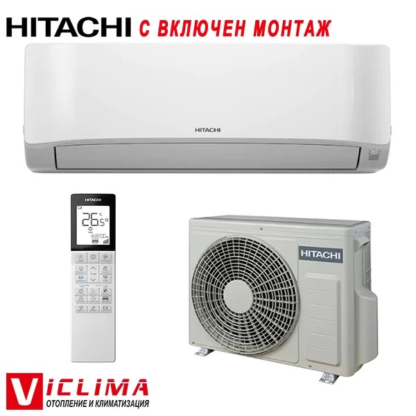 Инверторен климатик Hitachi RAK-DJ60PHAE/ RAC-DJ60PHAE airHome 400, 21 000 BTU, Клас А++