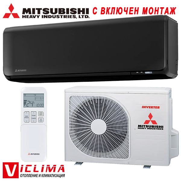 Инверторен климатик Mitsubishi Heavy Industries Premium Pro SRK35ZT-WFB/ SRC35ZT-W, 12 000 BTU, A+++